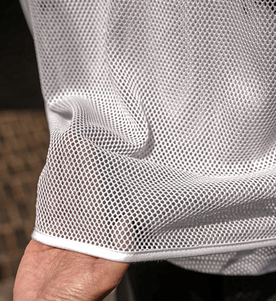 하이로니 Mesh Layered a long-sleeved t-shirt