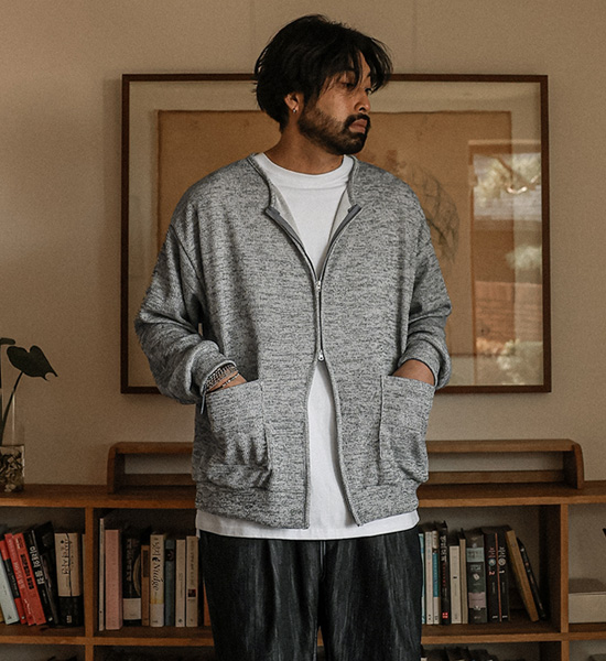 (XL-4XL)<BR>노르코마 ribbed knitwear Cardigan