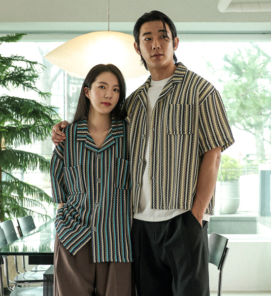 쿠스키아 short-sleeved knit cardigan
