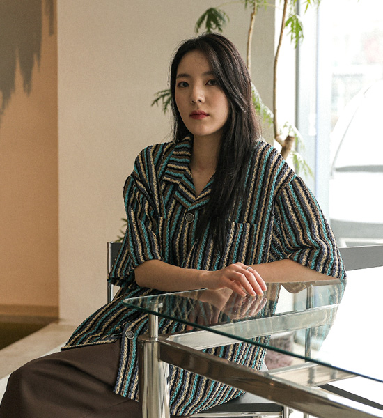 쿠스키아 short-sleeved knit cardigan
