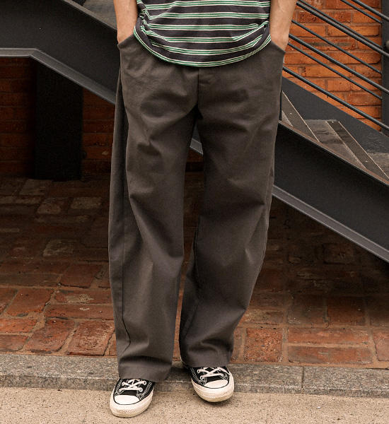 (XL-4XL)<br>미도트라 Semi-wide fit banding pants