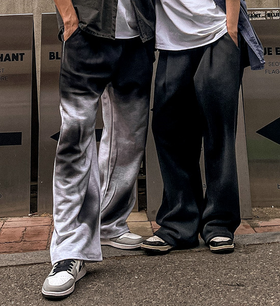 (L-4XL)<br>티프란 Semi-wide fit banding pants