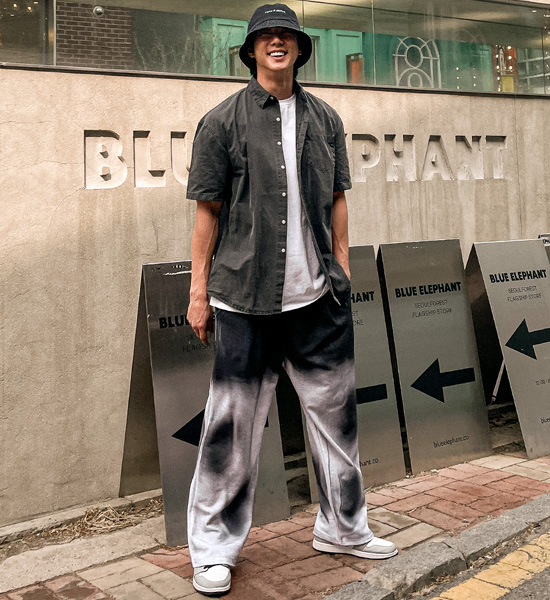 (L-4XL)<br>티프란 Semi-wide fit banding pants