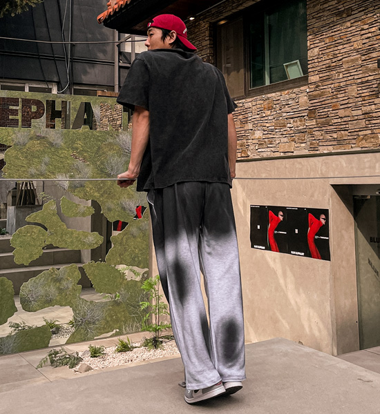 (L-4XL)<br>티프란 Semi-wide fit banding pants