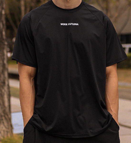 (L-6XL)<BR>바마코니 Functional Short T shirts T026<br><font color="#072c81"><B>[ W.DNA ]</B></font>