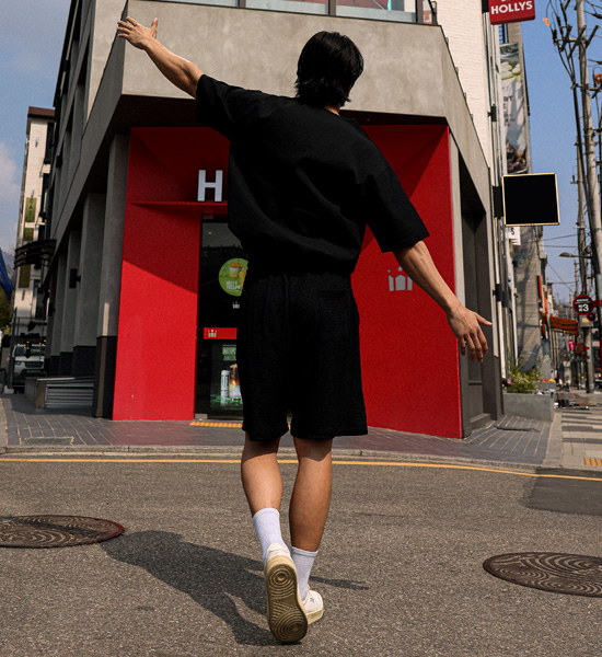 (XL-6XL)<br>크라스카 Banding Shorts P005
