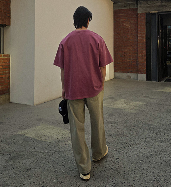 (M-5XL)<BR>모라이즈 pigment Short T shirts