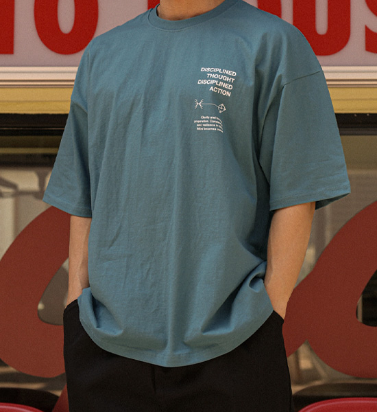 (XL-5XL)<br>디스플랜 Short T shirts