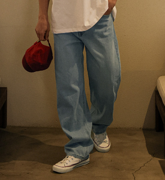 (S-3XL)<BR>라로사 standard fit denim pants #11