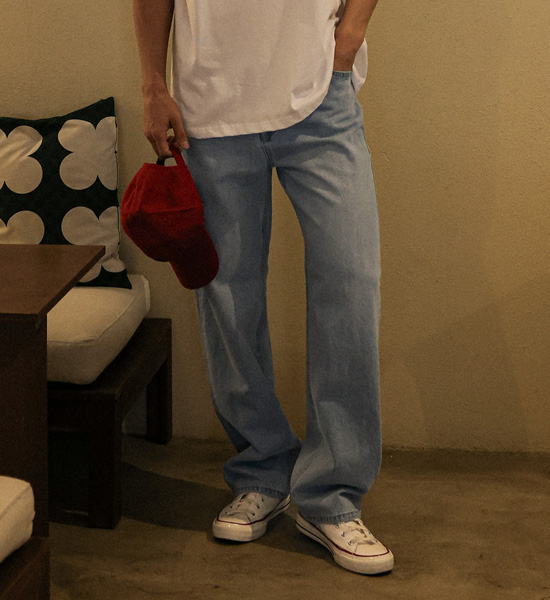 (S-3XL)<BR>라로사 standard fit denim pants #11