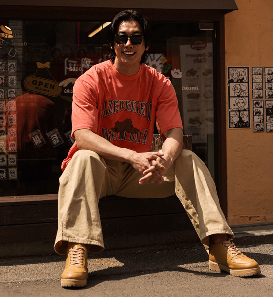 마로우코 pigment Short T shirts