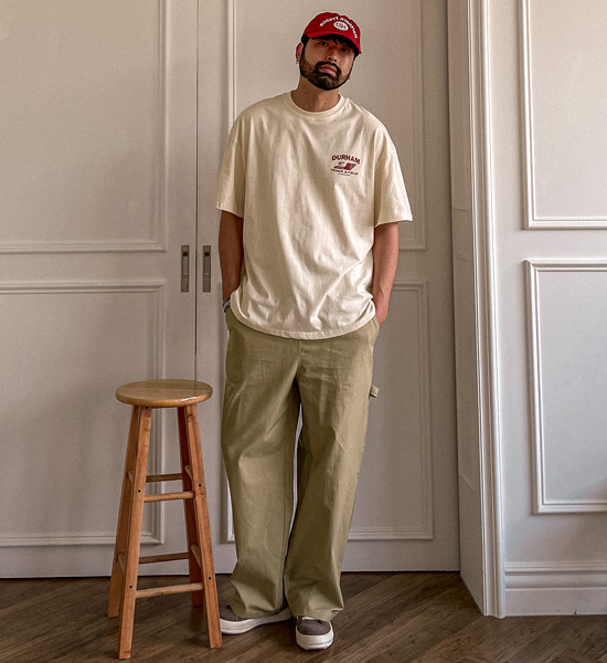 (L-5XL)<BR>노바니차 Semi-wide fit banding pants