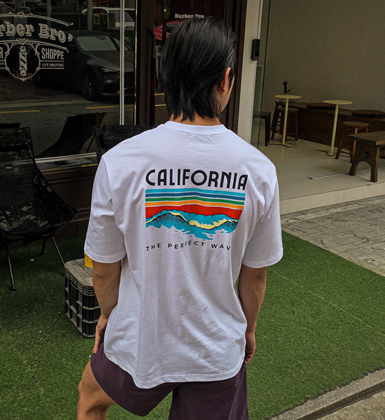 (L-5XL)<BR>카라빈치 Short T shirts