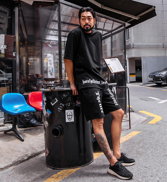(L-5XL)<BR>네쉬 Short T shirts+샌들러 Training Shorts