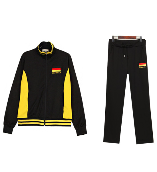 (M-5XL)<BR>느리게 독일 배색집업+사춘기 독일트레이닝팬츠