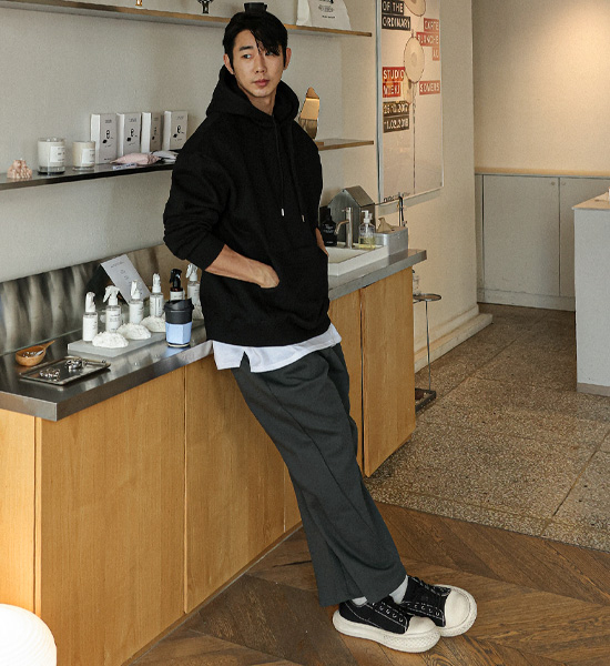(L-5XL)<br>브랜뉴 overfit a fleece hoodie