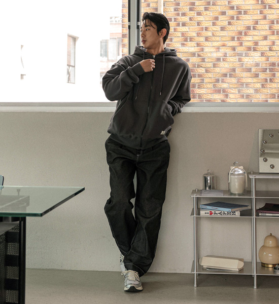 (L-5XL)<BR>플렌티 Napping hood zip-up