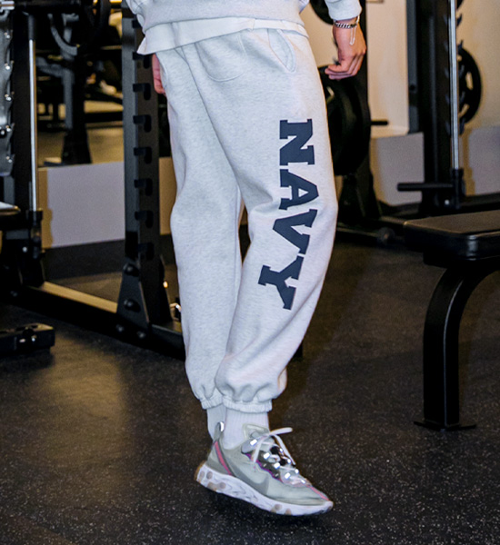(L-5XL)<BR>휘슬러 NAVY Training Pants