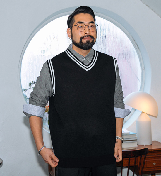 (L-6XL)<BR>오일러 Knit Vest