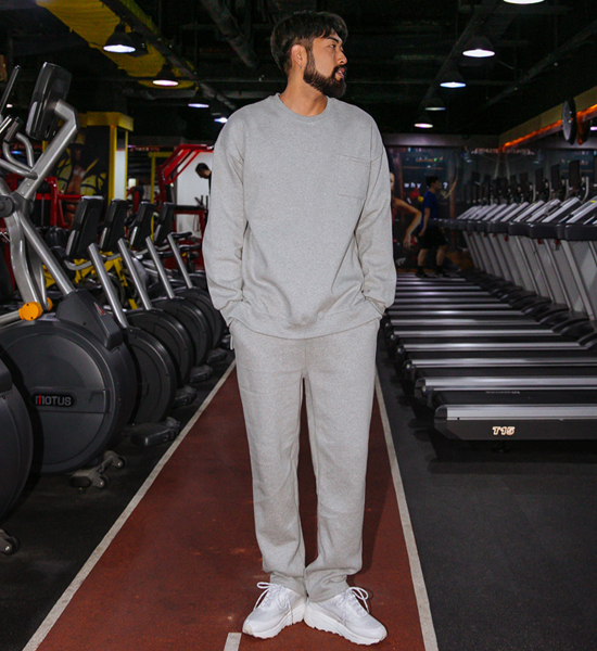 (L-5XL)<BR>재커리 man-to-man T+퀸토 Training Pants<br><font color=