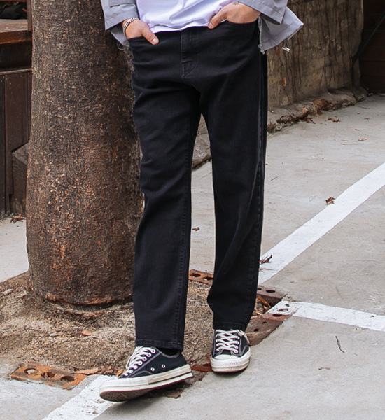 (L-5XL)<BR>인크리스 스판데님팬츠<br><font color="#098a09"><B>기장선택 (Basic,Long+10cm)</B></font>