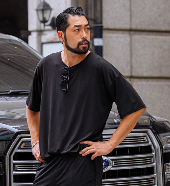 (L-5XL)<BR>퓨즈 아이스 Short T shirts