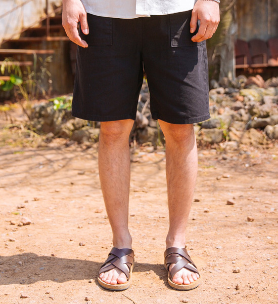 (L-6XL)<BR>버몬트 oxford Banding Shorts
