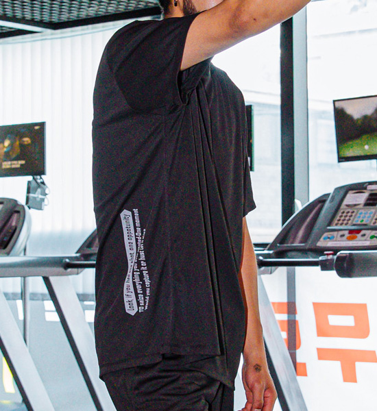 (M-6XL)<br>폼페이 mesh short-sleeved T-shirt<br><font color="#072c81"><B>[ W.DNA ]</B></font>