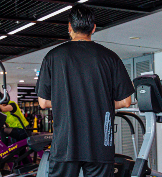 (M-6XL)<br>폼페이 mesh short-sleeved T-shirt<br><font color="#072c81"><B>[ W.DNA ]</B></font>