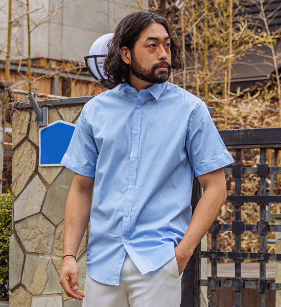 (M~5XL)<br>안드로 short-sleeved shirt