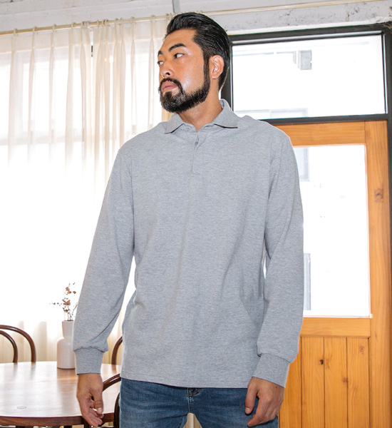 (L-6XL)<br>페그 긴팔카라티