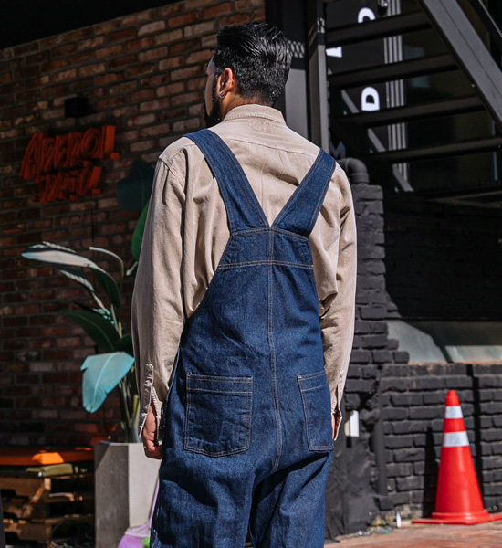 (L-5XL)<BR>보위 Dungarees