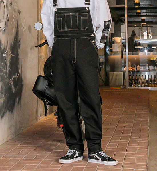 (L-5XL)<BR>보위 Dungarees