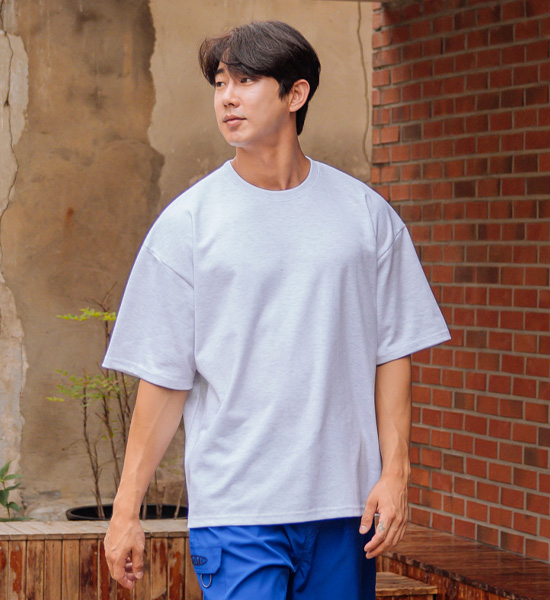 (XL-6XL)<br>알리어 Short T shirts<br><font color="#fb5ec9"><B>[1+1]</B></font>