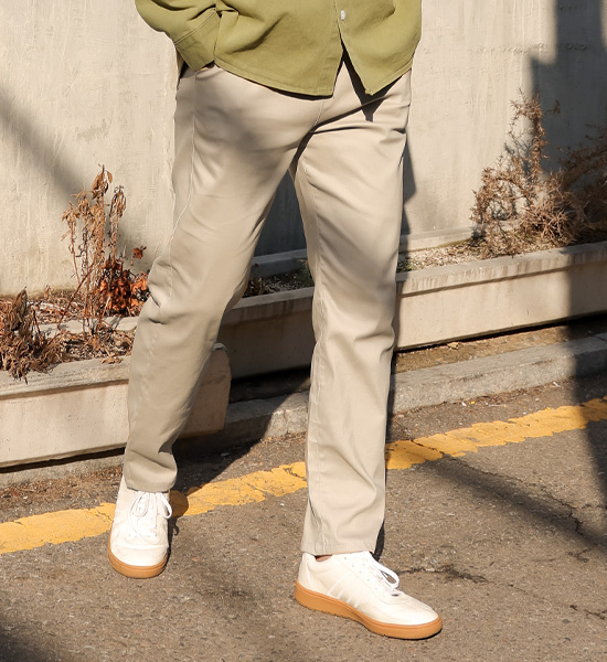 (M-4XL)<BR>로콤 Slim Fit banding pants H4006<br><font color="#fb5ec9"><B>[1+1]</B></font>