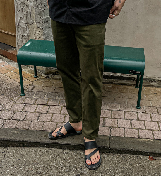 (M-4XL)<BR>로콤 Slim Fit banding pants H4006<br><font color="#fb5ec9"><B>[1+1]</B></font>