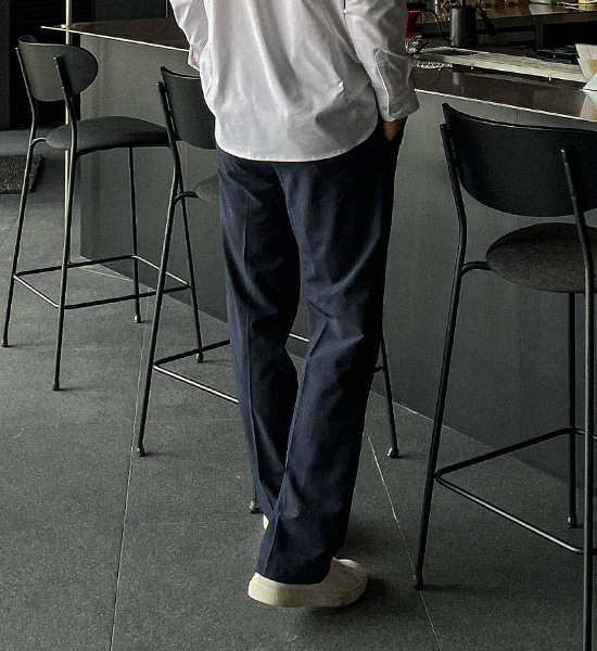 (28-36)<br>포시도니 Semi-wide fit Slacks<br><font color="#fb5ec9"><b>[1+1]</b></font>