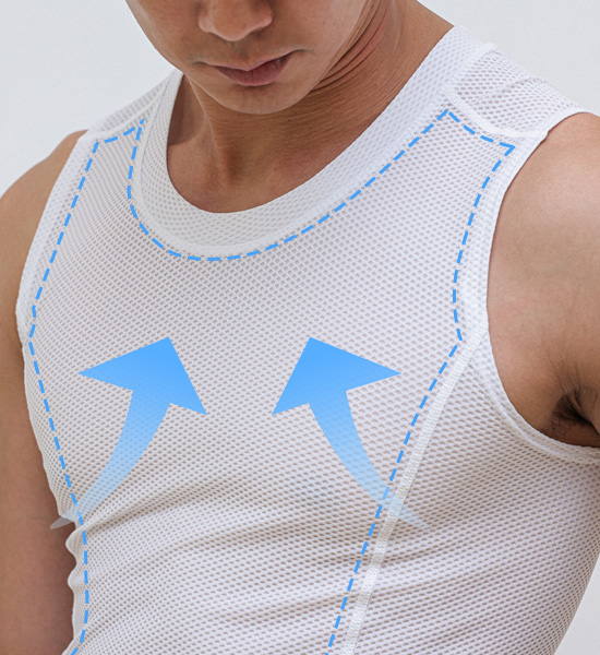 (L-5XL)<BR>마크타퍼 correction sleeveless shirt<br><font color="#fb5ec9"><B>[1+1]</B></font>