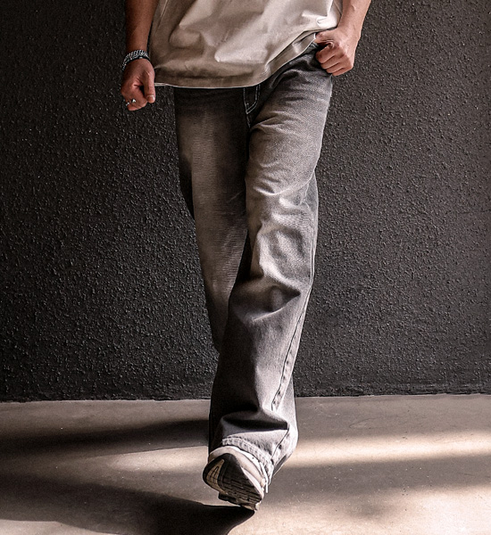 (S-6XL)<br>로더스비 Semi-wide fit denim pants #05