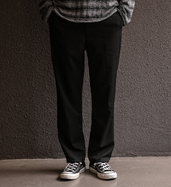 (28-38)<br>모리어타 Slim Fit Secret banding Slacks<br><font color="#224f20"><b>*Select length (Long,Short)</b></font><br><font color="#fb5ec9"><B>[1+1]</B></font>