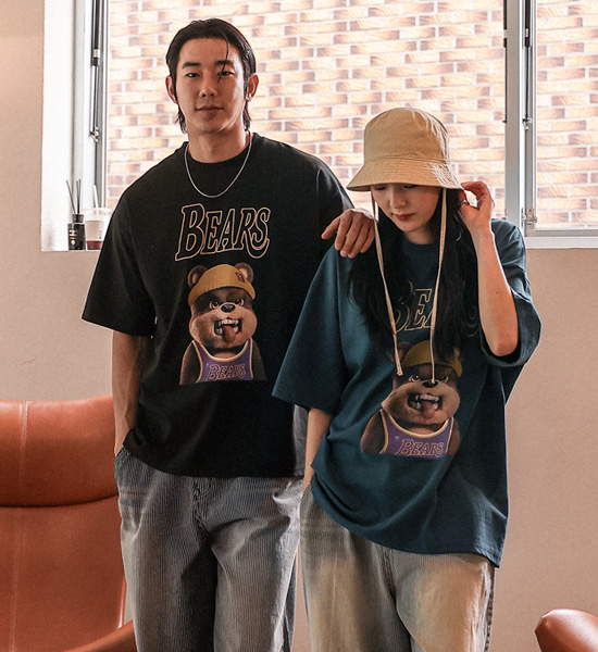 (XL-6XL)<BR>베어디토 Short T shirts