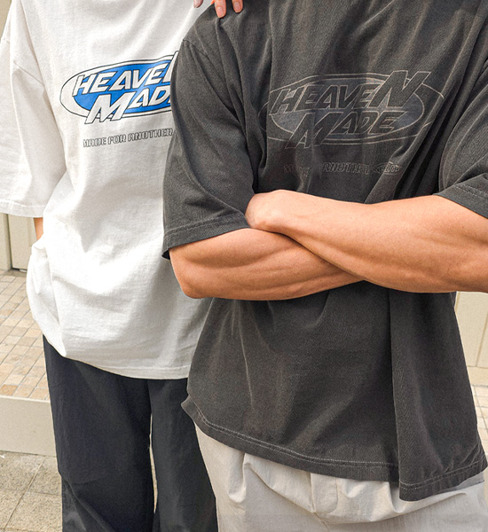 (XL-6XL)<BR>헤븐메이드 pigment Short T shirts