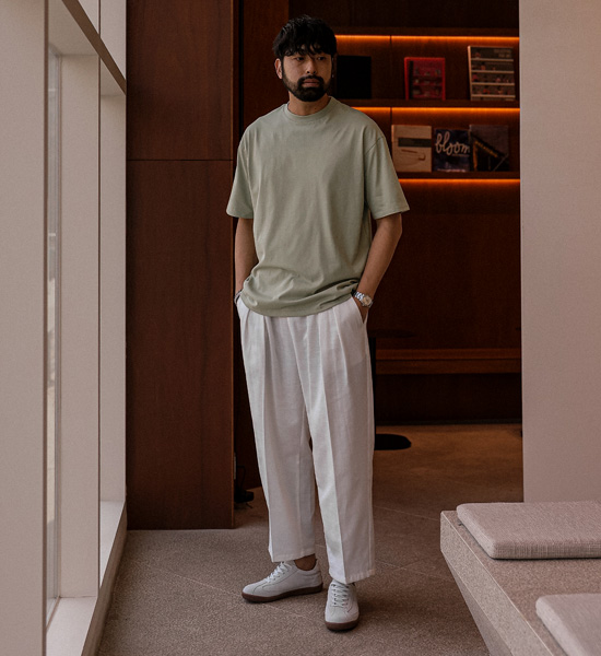 (XL-6XL)<BR>사타티 standard fit Banding Slacks 68