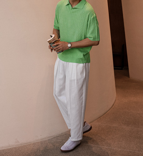 (XL-6XL)<BR>사타티 standard fit Banding Slacks 68