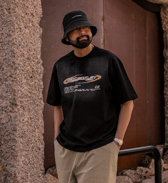 (L-5XL)<BR>노니아스 pigment Short T shirts 5618