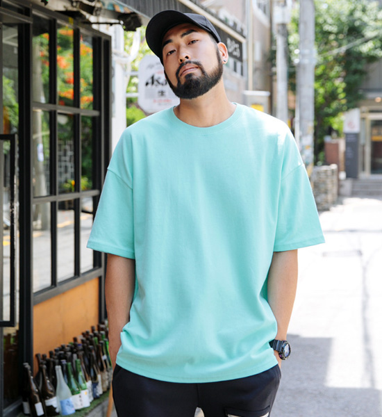 (M~5XL)<br>꼭필요해 Short T shirts<br><font color="#fb5ec9"><B>[1+1]</B></font>