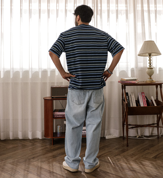 (S-3XL)<br>미라벨 Semi-wide fit denim pants #13