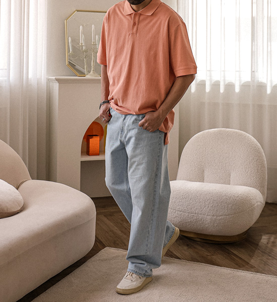 (S-3XL)<br>미라벨 Semi-wide fit denim pants #13