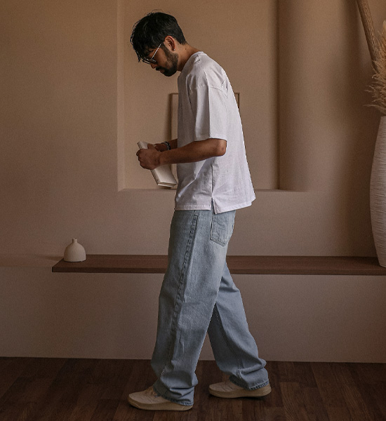 (S-3XL)<br>미라벨 Semi-wide fit denim pants #13