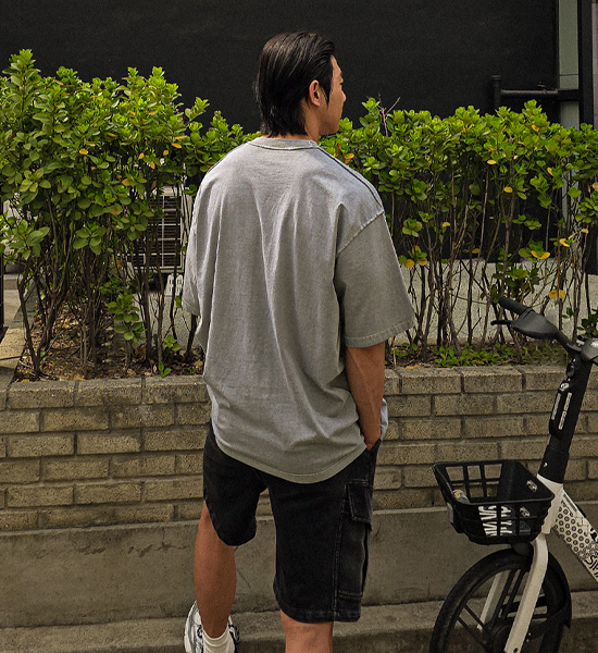 아만테 pigment Short T shirts